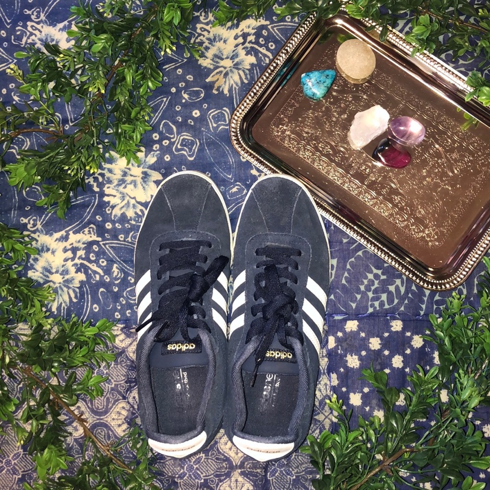 Adidas - Navy Sneakers - Size 9